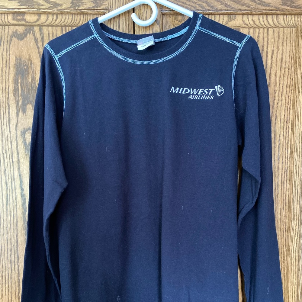 Midwest Airlines embroidered long sleeve